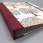Preview: Buch Ringmechanik Baummotiv rot Leinenrücken